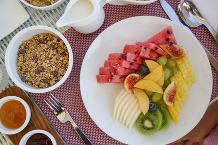 美味的 甜的 开胃菜 素食主义者 桌子 营养 夏天 几维鸟