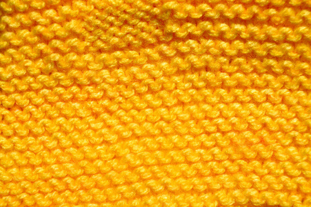 手工针织面料黄色羊毛底纹图片