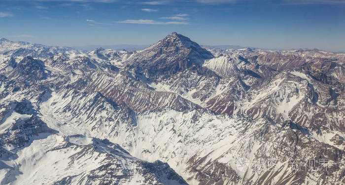 阿根廷的阿空卡瓜山美洲大陆最高的山峰