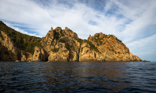 天空 旅行 地中海 假期 海滩 悬崖 美丽的 欧洲 海岸