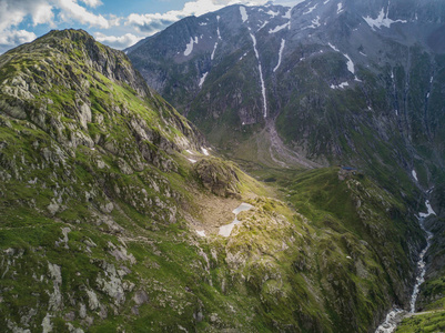 全景 假期 天空 高的 全景图 阿尔卑斯山 无人机 首脑会议