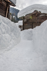 风景 和谐 建筑 仙女 阿尔卑斯山 欧洲 小屋 滑雪 迷人的