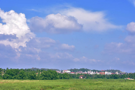 印度美丽天空云朵的风景图片图片