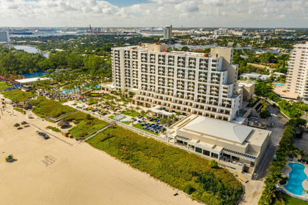 佛罗里达州劳德代尔堡海港海滩万豪度假酒店的水疗中心