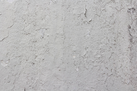 白色水泥墙的表面。