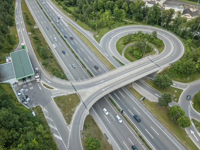 环形立交桥图片