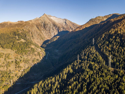 欧洲 美丽的 旅行 环境 阿尔卑斯山 无人机 岩石 全景图