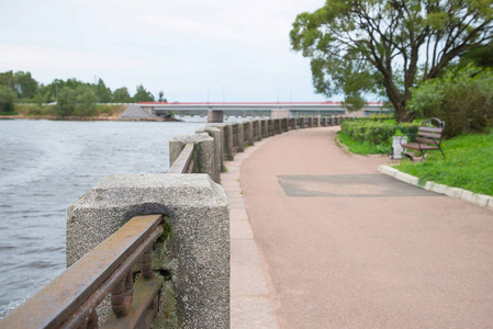 View of the embankment 