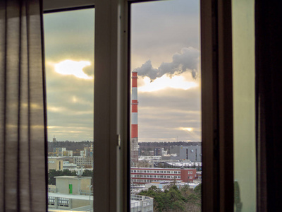 Smoke from a pipe 