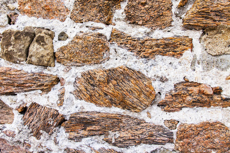 岩石 水泥 纹理 自然 建筑学 材料 建设 古老的