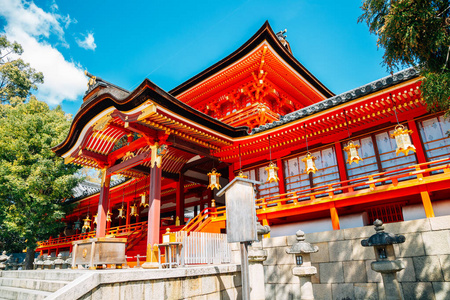 日本京都的岩手八手古国神社照片