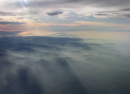 天空 自然 太阳 日落 云景 全景图 风景