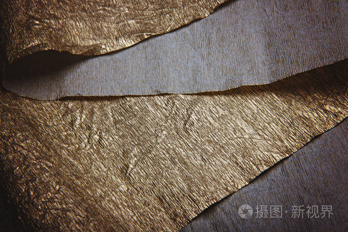 金色质地金色瓦楞纸