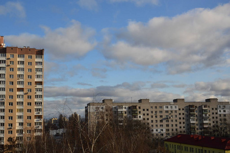 小区多层住宅全景图图片