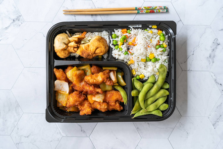 传统健康快餐.照片