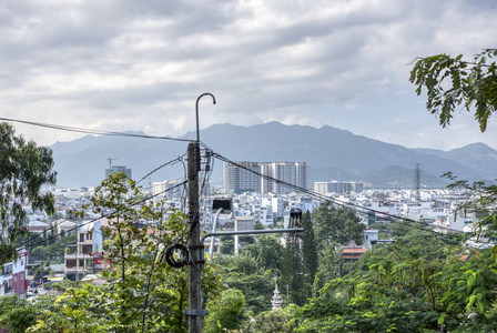 芽庄 屋顶 自然 房子 树叶 全景图 旅行 摩天大楼 国家