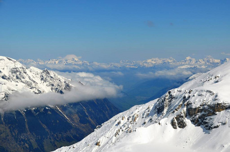 阿尔卑斯山 旅游业 奥地利 寒冷的 旅行 风景 奇观 假期