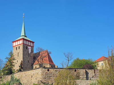 吸引力 德国 教堂 宗教 卢萨蒂亚 欧洲 城市景观 历史的