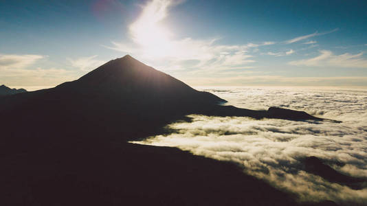 泰德。特内里费火山。西班牙。山。