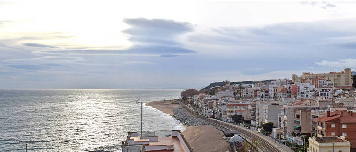 风景 全景 海洋 地中海 海滩 海岸 自然