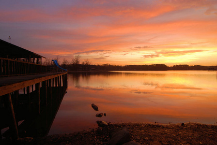 太阳 风景 码头 自然 日落 轮廓 日出 美丽的 阿拉巴马州