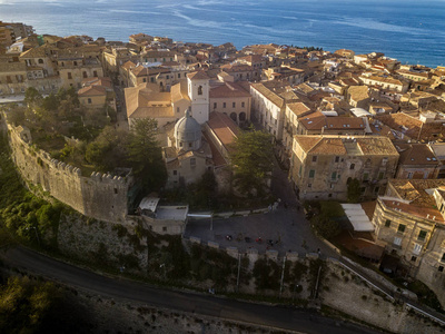 屋顶 建筑 鸟瞰图 古老的 建筑学 南方 城市 假期 地中海