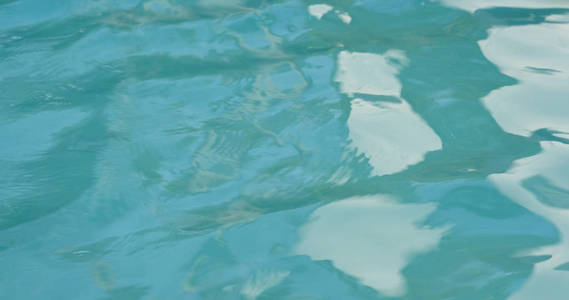 Swimming pool water wave in blue color 