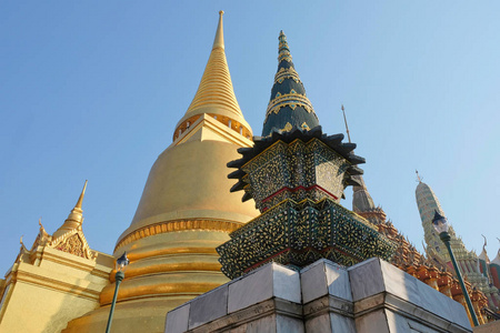 旅游业 城堡 宗教 地标 美丽的 泰语 建筑 曼谷 佛塔