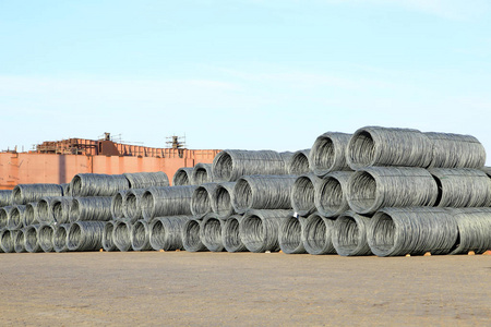 钢丝盘条照片