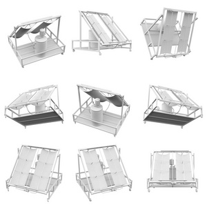 太阳能集热器三维渲染