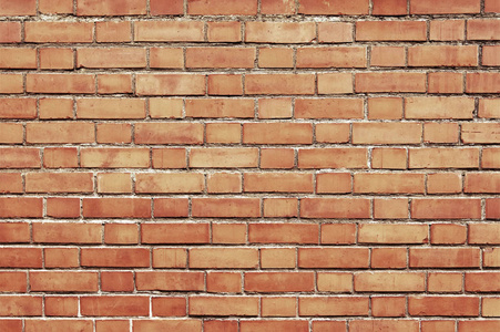 老红砖墙背景纹理照片