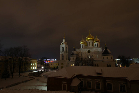 建筑 俄罗斯 旅行 城市 外观 宗教 冬天 天空 大教堂