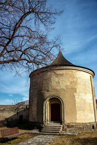 欧洲 旅行 历史 古老的 地标 骨瓮 天空 教堂 旅游业