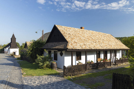 匈牙利北部霍洛科历史村落中心图片