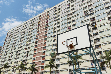 香港市公共球场篮球场