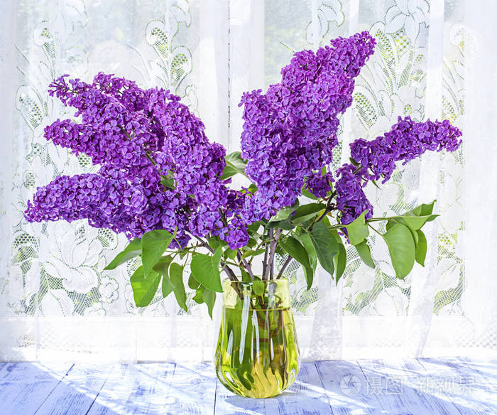 紫丁香花瓶