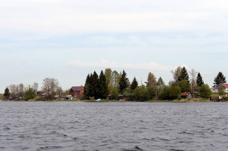  The city of Kirillov on the shore of lake Siversky. Vologda reg