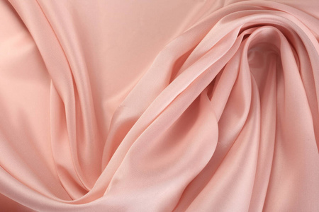 粉色雪纺褶皱图片