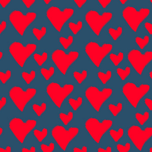 navy blue seamless pattern hearts with uneven edges valentines 