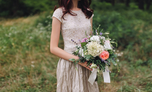 花束 庆祝 女孩 女人 美女 浪漫 白种人 美丽的 花的