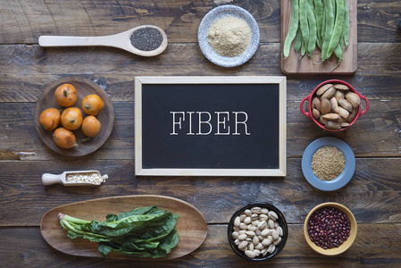 different Fiber ingredients 