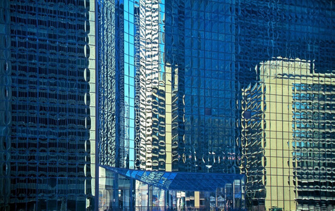 玻璃 地标 天际线 外观 芝加哥 城市 市中心 高的 镜子