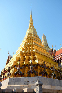 文化 宫殿 泰语 历史 瓦特 古老的 亚洲 宗教 天空 寺庙