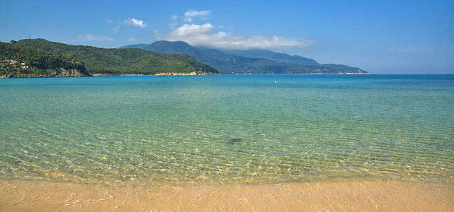 旅行 欧洲 旅游业 海滨 厄尔巴 意大利 假期 夏天 海滩