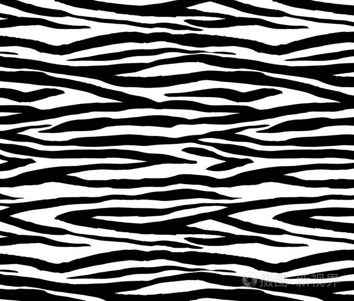 黑白斑马纹