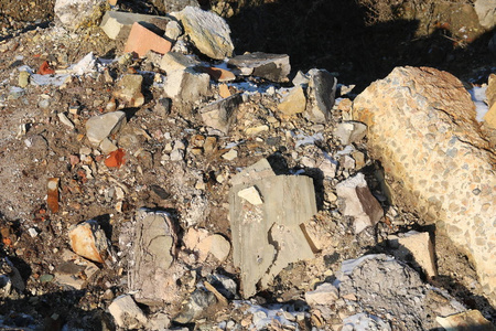 设施 回收 沉船 街道 拆毁 塑料 碎片 建筑垃圾 建筑学