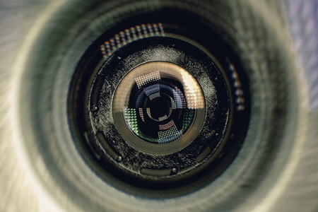 监控摄像头特写图片