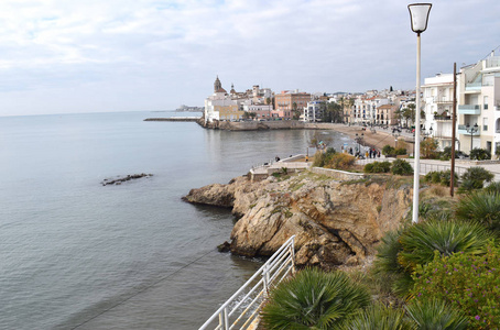 全景 海滩 风景 海洋 自然 地中海 海岸