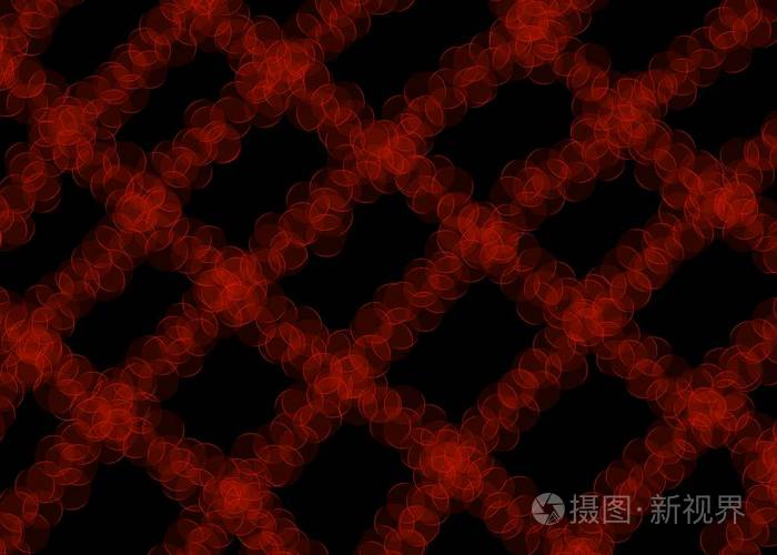 黑色背景下有红色的烟纹交叉