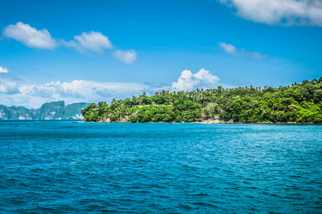 海洋 天堂 透明的 天空 目的地 旅行 假期 旅游业 丛林